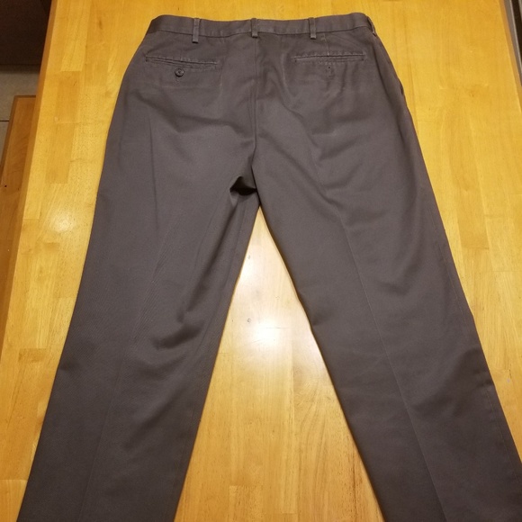 Lands End Tailored Twill Dress Pants - Picture 2 of 4